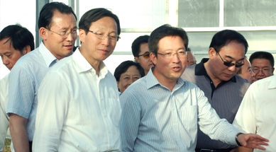 農(nóng)業(yè)農(nóng)村部黨組書記、部長(zhǎng)韓長(zhǎng)賦視察我公司